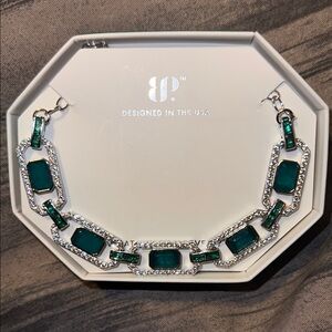 UNICORN ALERT! Emerald fused with genuine Quartz on .925 sterling silver